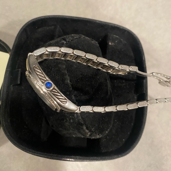 David Yurman Thoroughbred Diamond Bezel Stainless Steel Unisex Watch w/ Box - Picture 4 of 11